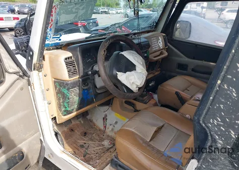 1998 Jeep Wrangler Sport из США, поврежденный, VIN 1J4FY19S5WP788331